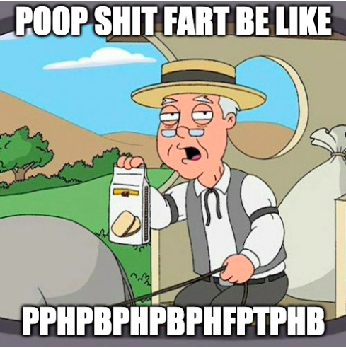 poop shit fart be like